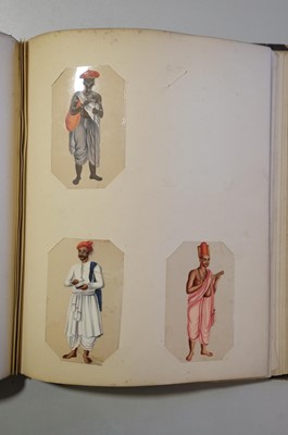 Lot 26 - Mica Paintings. An Album containing 85 paintings, circa 1850