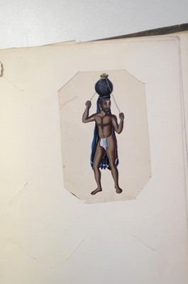 Lot 26 - Mica Paintings. An Album containing 85 paintings, circa 1850