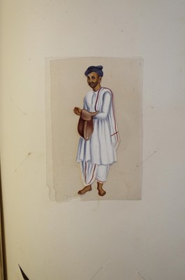 Lot 26 - Mica Paintings. An Album containing 85 paintings, circa 1850