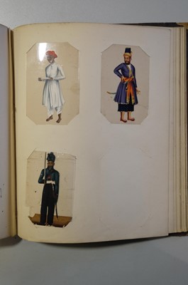 Lot 26 - Mica Paintings. An Album containing 85 paintings, circa 1850