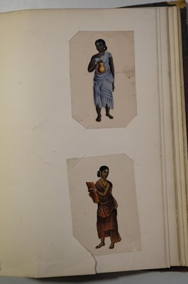 Lot 26 - Mica Paintings. An Album containing 85 paintings, circa 1850