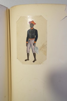 Lot 26 - Mica Paintings. An Album containing 85 paintings, circa 1850