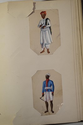 Lot 26 - Mica Paintings. An Album containing 85 paintings, circa 1850