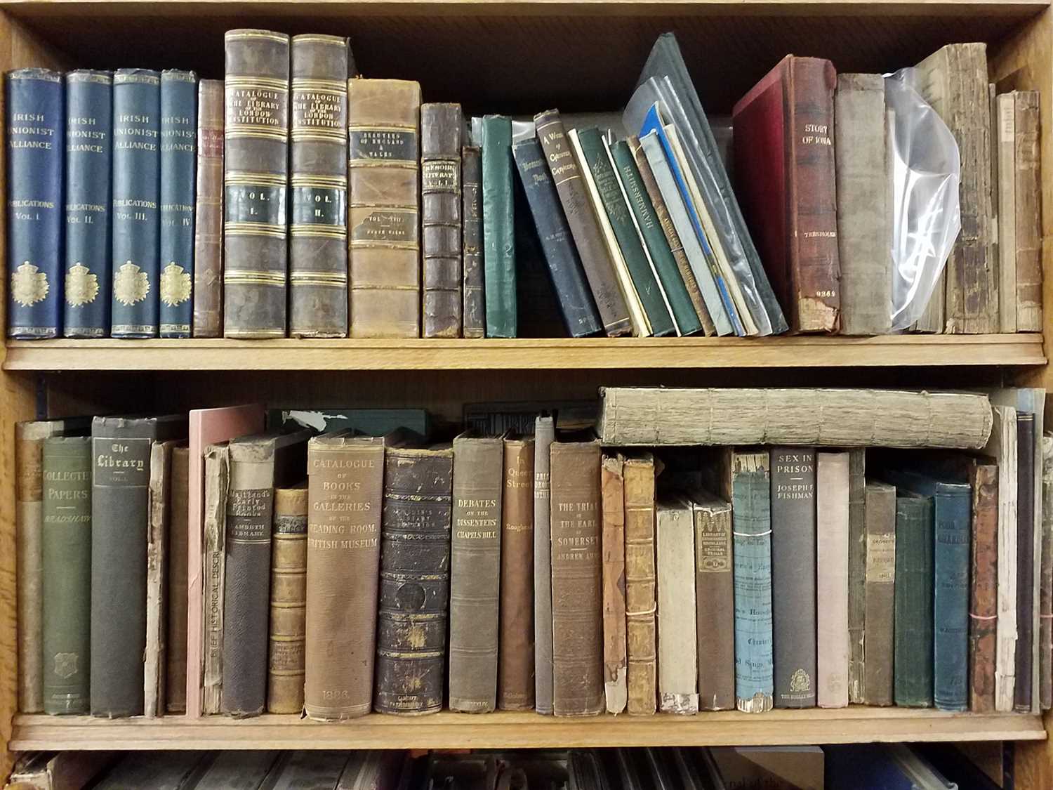 Lot 343 - Law & Bibliography.  A large collection of mostly 19th & early 20th-century law & bibliography reference