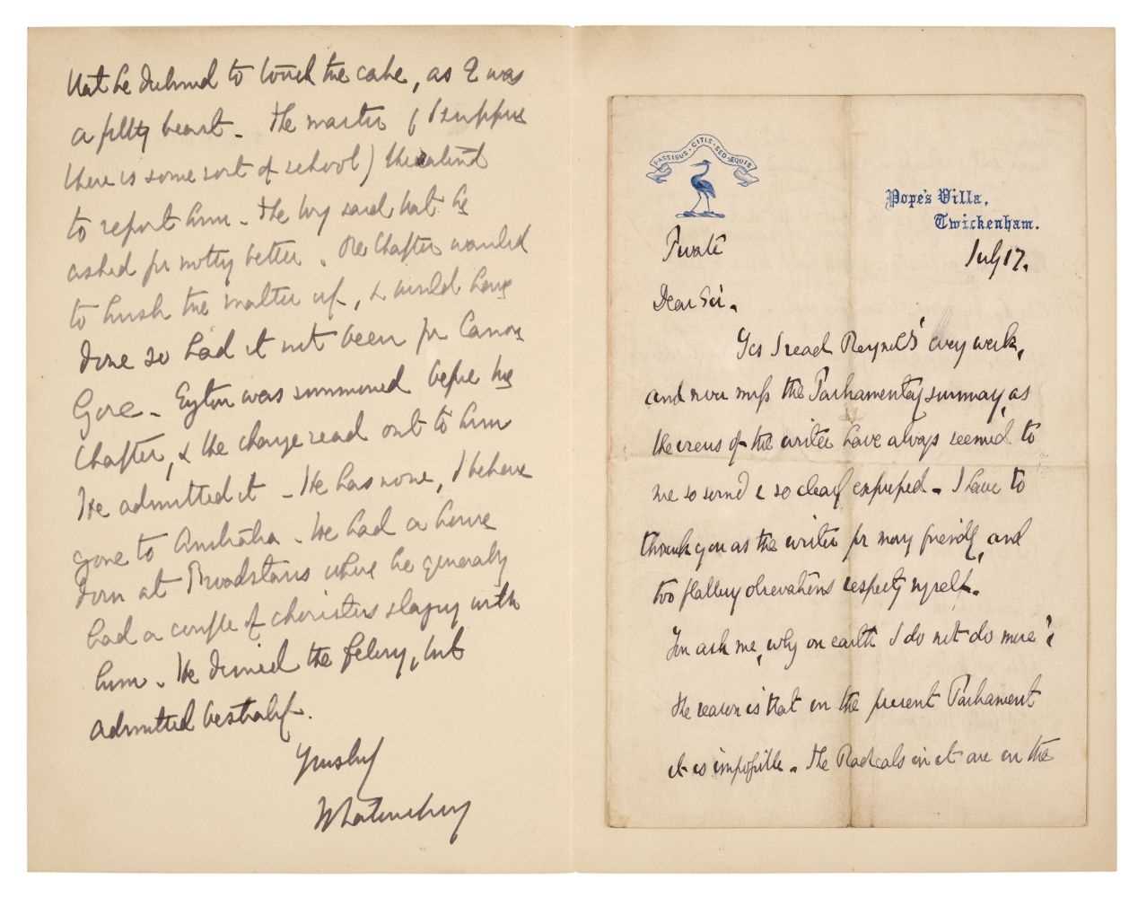 Lot 349 Labouchère (Henry Du Pré, 18311912). Two