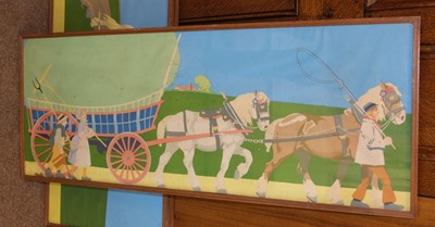 Lot 111 - Life on the Farm, circa 1920, colour lithograph on wove paper