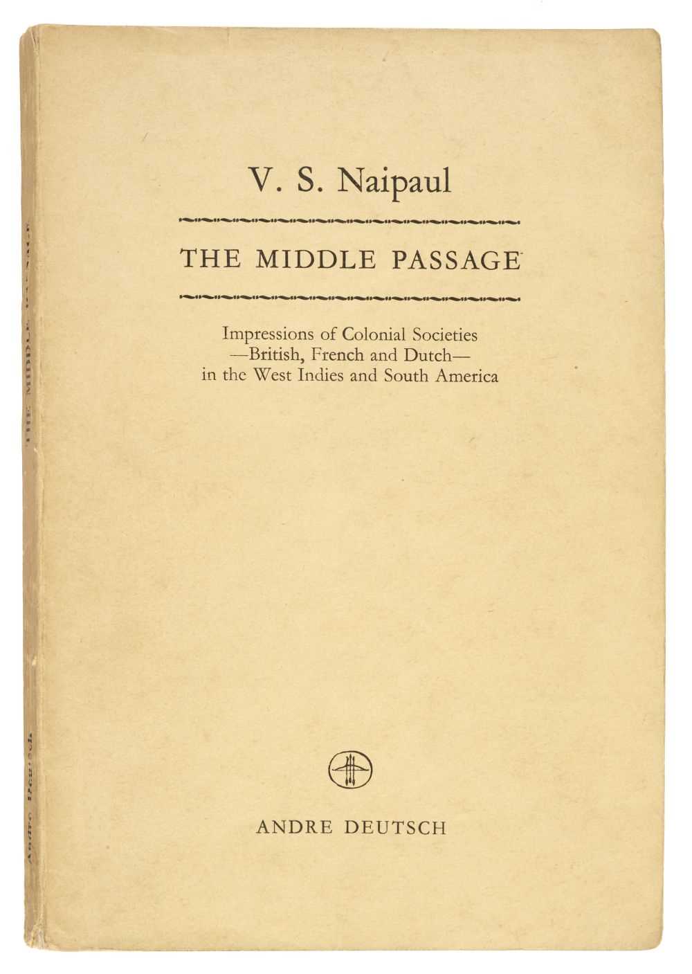 Lot 860 - 1962 Naipaul (V.S.) The Middle Passage, uncorrected proof, 1962