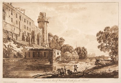 Lot 186 - Sandby (Paul). Four views of Warwick Castle, J. Boydell, January 1st, 1776