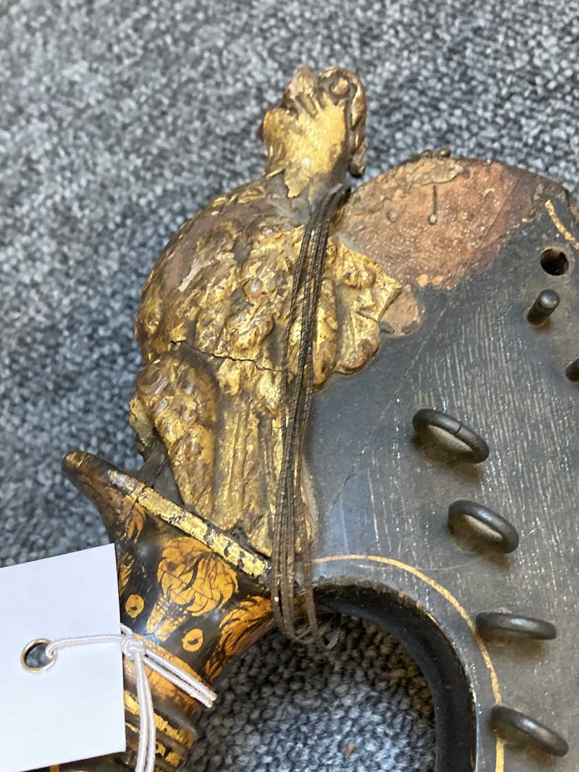 Lot 447 - Harp Lute. A rare George III period