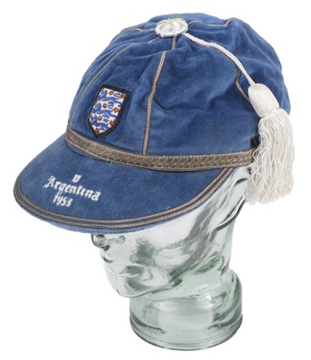 Lot 219 - England Football cap. England v Argentina, 1953