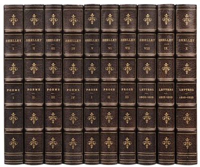 Lot 383 - Shelley (Percy Bysshe). The Complete Works of Percy Bysshe Shelley, 1926-1928