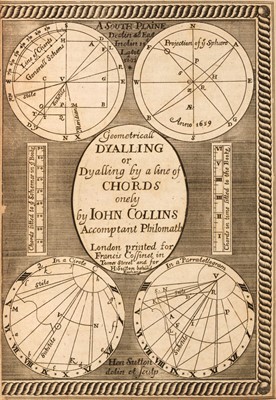 Lot 93 - Collins (John, 1625-1683). The Mariners Plain Scale new plain'd..., 1659