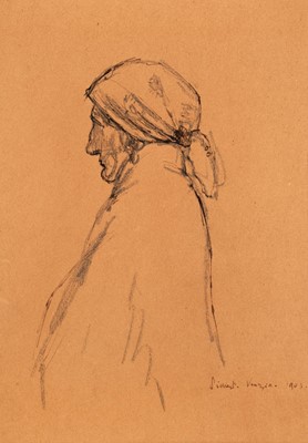 Lot 293 - Sickert (Walter, 1860-1942). Mamma mia Poveretta, 1903, graphite and pen and ink