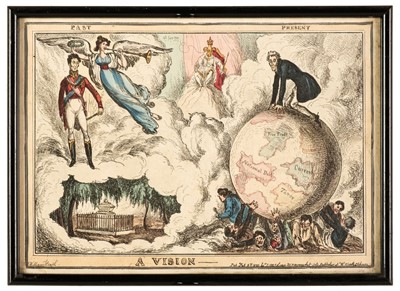 Lot 292 - Heath (William). Ten caricatures relating to the Duke of Wellington, circa 1830