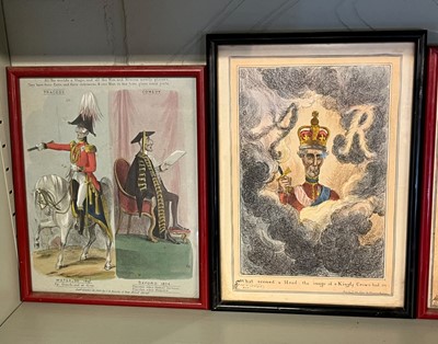 Lot 290 - Heath (William). Eight caricatures relating to the Duke of Wellington, circa 1830