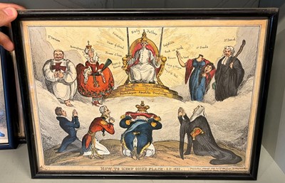 Lot 290 - Heath (William). Eight caricatures relating to the Duke of Wellington, circa 1830