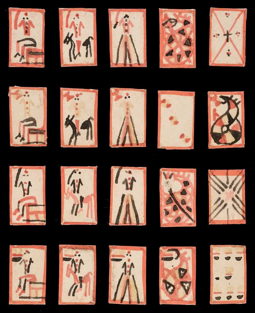 Lot 327 - Indonesian playing cards. Omi cards, probably Celebes: unknown maker, circa 1840