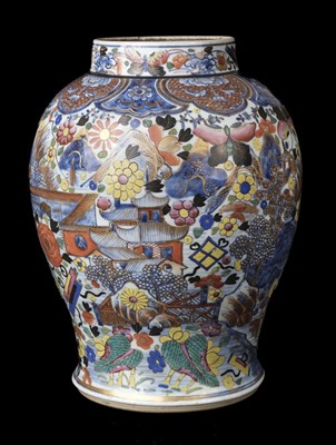 Lot 497 - Vase. A 19th century Chinese porcelain vase, of baluster form