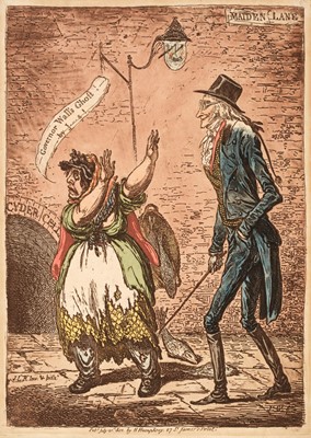 Lot 259 - Gillray (James). Governor Wall's Ghost!, H. Humphrey, July 21st 1802