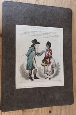 Lot 295 - Woodward (George). Nine caricatures..., etched by F. Sansom, 1796