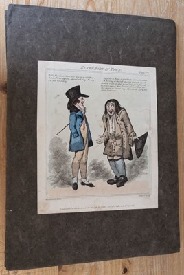 Lot 295 - Woodward (George). Nine caricatures..., etched by F. Sansom, 1796