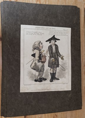 Lot 295 - Woodward (George). Nine caricatures..., etched by F. Sansom, 1796