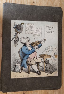 Lot 295 - Woodward (George). Nine caricatures..., etched by F. Sansom, 1796
