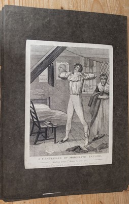 Lot 295 - Woodward (George). Nine caricatures..., etched by F. Sansom, 1796