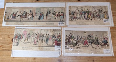 Lot 295 - Woodward (George). Nine caricatures..., etched by F. Sansom, 1796