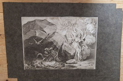 Lot 295 - Woodward (George). Nine caricatures..., etched by F. Sansom, 1796