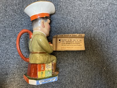 Lot 416 - Character Jugs. Four WWI military leaders by Sir Francis Carruthers Gould