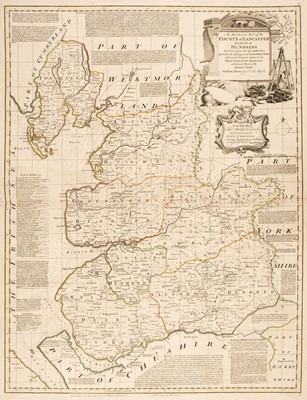 Lot 113 - Lancashire & Cheshire. A collection of approximately 38 maps, 17th - 19th century