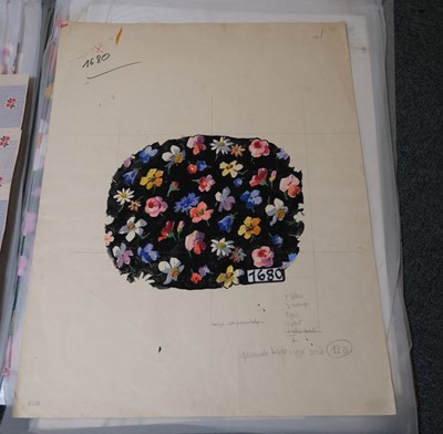 Lot 622 - Bianchini Férier. A collection of original designs, late 19th-early 20th century