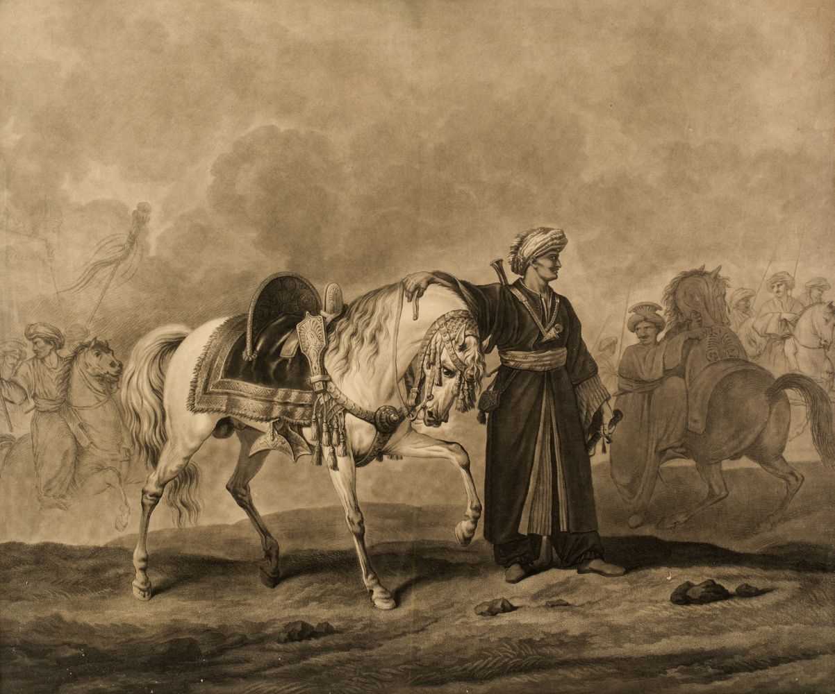 Lot 238 - Vernet (Carle). Three engravings of Mamluk cavalrymen, circa 1815