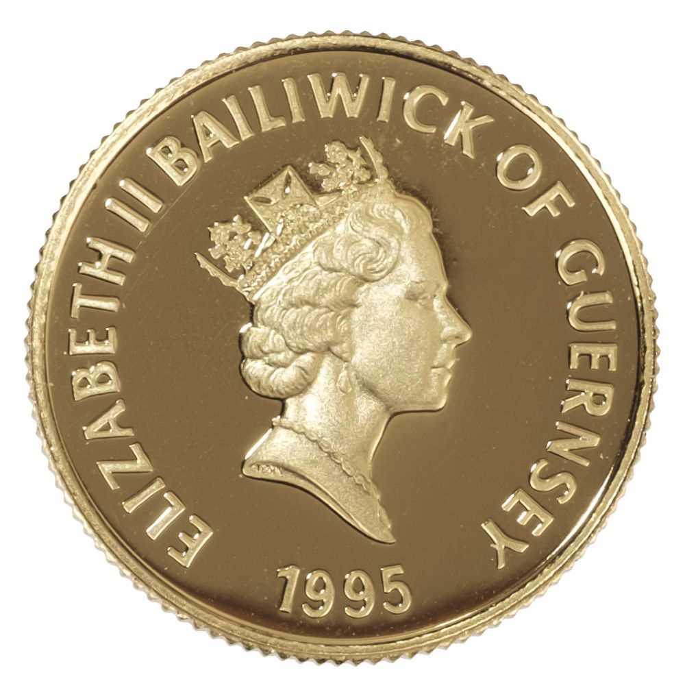 Lot 514 - Proof Coin. Elizabeth II Bailiwick of Guernsey 1995 £25 gold coin