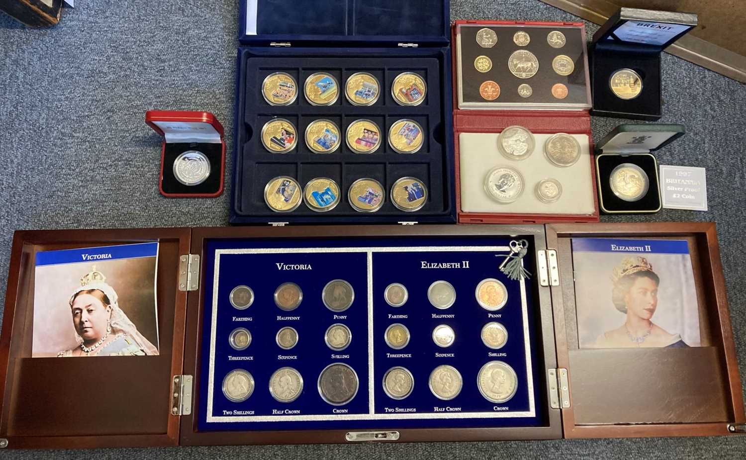 Lot 515 - Proof Coins. A mixed collection of proof coins