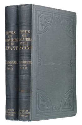 Lot 22 - Newton (Charles Thomas). Travels and Discoveries in the Levant, 2 volumes, 1st edition, 1865