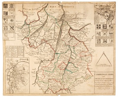 Lot 97 - East Anglia. A collection of 26 maps, 17th - 19th century