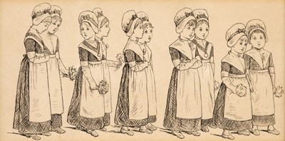 Lot 468 - Greenaway (Kate, 1846-1901). D'Anvers Children's Day at St. Paul's, 1879, two pen and ink