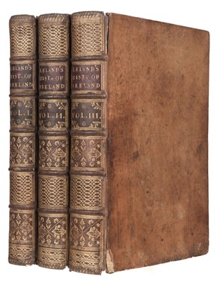 Lot 41 - Leland (Thomas). The History of Ireland, 3 volumes, 1st edition, Dublin: R. Marchbank, 1773