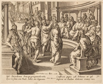 Lot 4 - After Johannes Stradanus (1523-1605). Acta Apostolorum, circa 1582