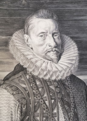 Lot 10 - Muller (Jan, 1571–1628). Archduke Albert of Austria, after Rubens, 1615, copper engraving