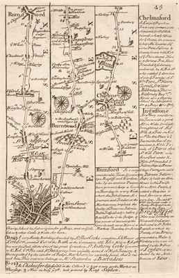 Lot 142 - Owen (John & Bowen Emanuel). A collection of approximately 220 road maps, circa 1720