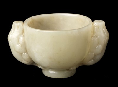 Lot 484 - Jade. A Chinese jade cup