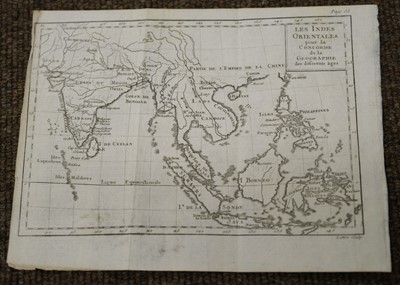 Lot 81 - Asia. Six engraved maps, 18th century