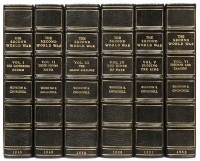 Lot 394 - Churchill (Winston S.) The Second World War, 6 volumes, 1st US edition, 1948-53, signed copy