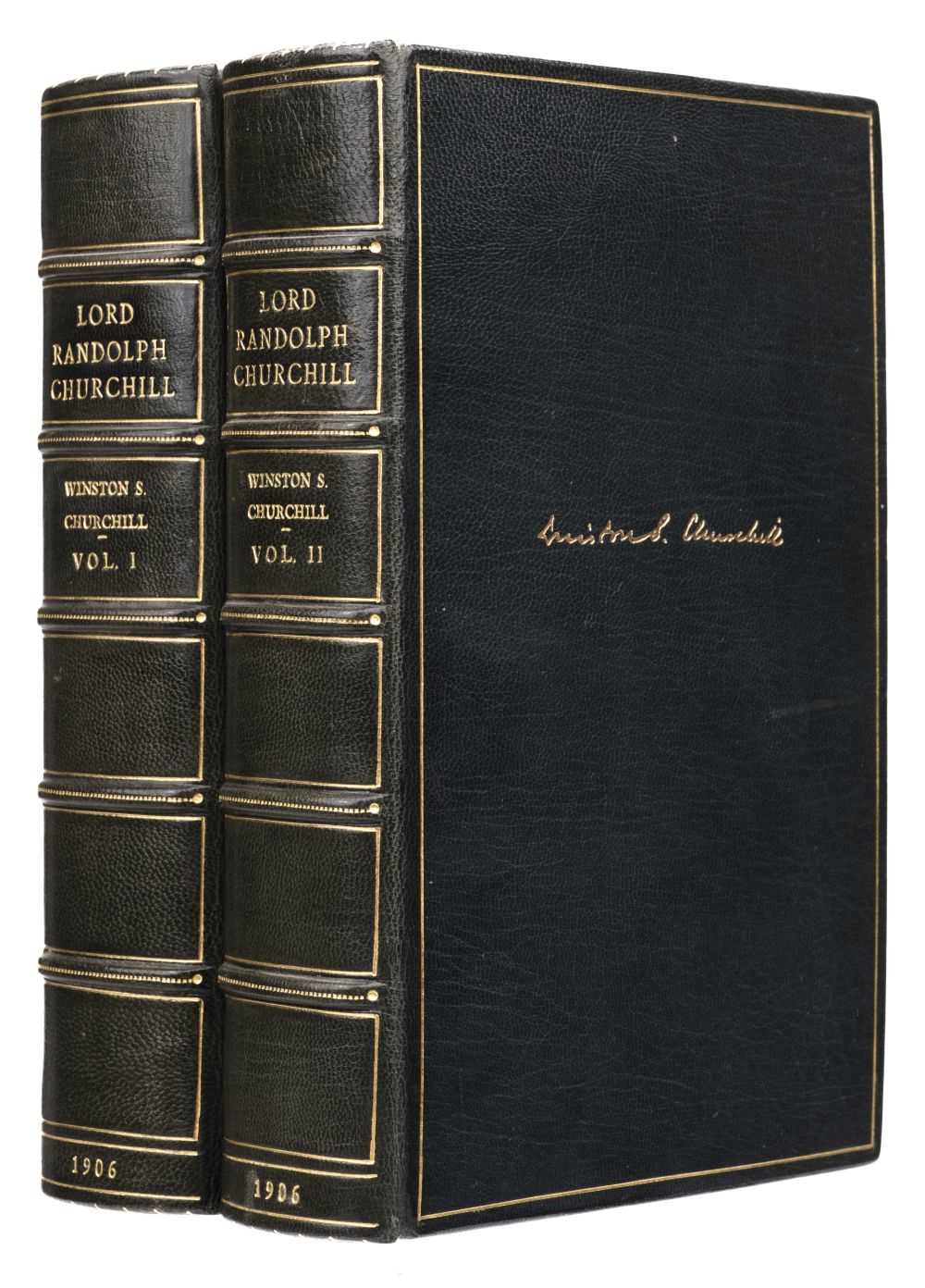 Lot 367 - Churchill (Winston S.) Lord Randolph Churchill, 2 volumes, 1st edition, 1906