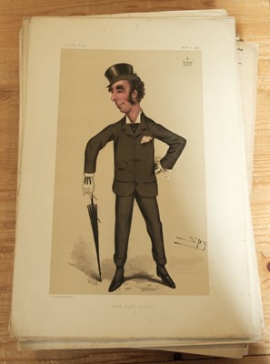 Lot 237 - Vanity Fair. A collection of approximately 32 caricatures, late 19th century