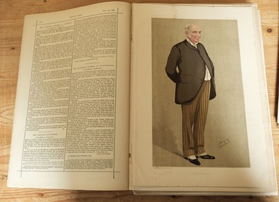 Lot 237 - Vanity Fair. A collection of approximately 32 caricatures, late 19th century