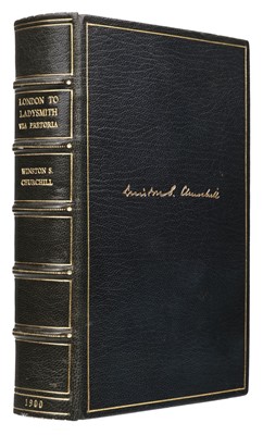 Lot 356 - Churchill (Winston S). London to Ladysmith via Pretoria, 1st edition, 1900